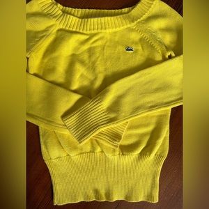 Very old Lacoste scoop neck sweater.